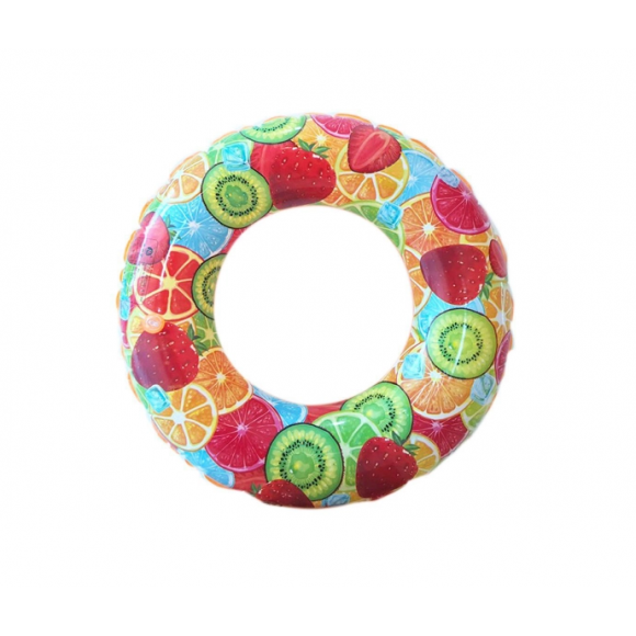 BOIA CIRCULAR INFLAVEL INFANTIL 70CM FRUTAS