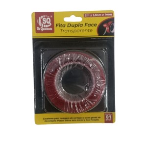 FITA DUPLA FACE TRANSPARENTE (20MM x 2M)