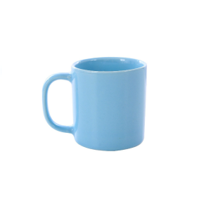 CANECA CERÂMICA RETA AZUL - 200ML