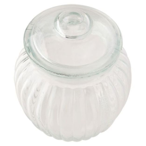 POTE VIDRO 600ML FRIZADO TPA/VDO HERMETICO