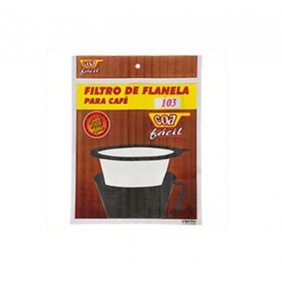 FILTRO P/CAFÉ FLANELA 103