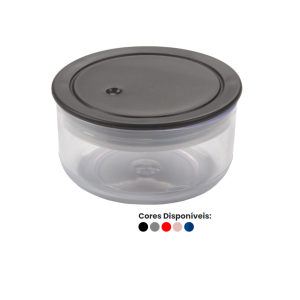 POTE HERMÉTICO ACRIL REDD 200ML TPA PRETA