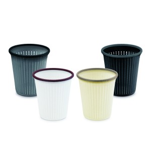 CESTO TRANÇADO 07 L PRETO