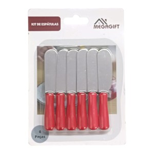KIT ESPATULAS P/MANTEIGA 6PC