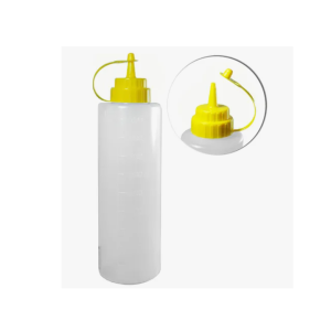 BISNAGA 1 LITRO - MOSTARDA TRANSPARENTE