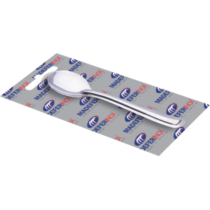 KIT COLHERINHAS INOX NA CARTELA - 6 PEÇAS