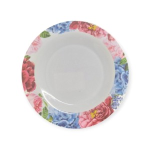 MELAM PRATO SOBREM FLORES 18CM