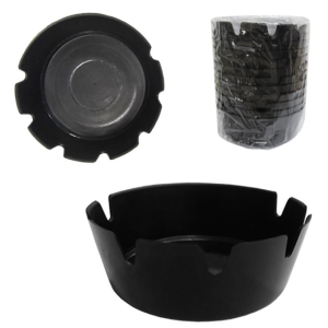 CINZEIRO NYLON REDONDO - 12 PEÇAS