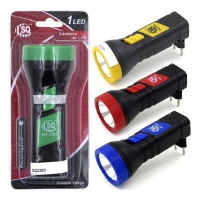LANTERNA LED RECARREGÁVEL COLOR