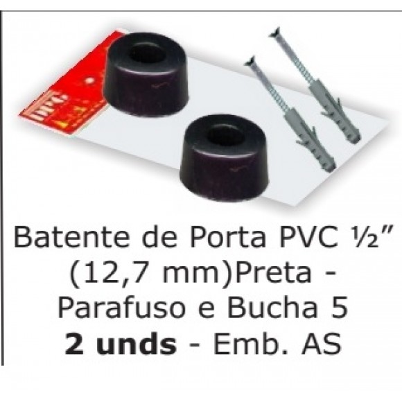 BATENTE PORTA PVC DE 1/2 C/BUBHA&PARAF