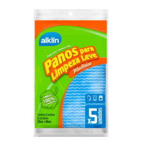 PANOS LIMPEZA LEVE 33x50CM C/ 5 PEÇAS